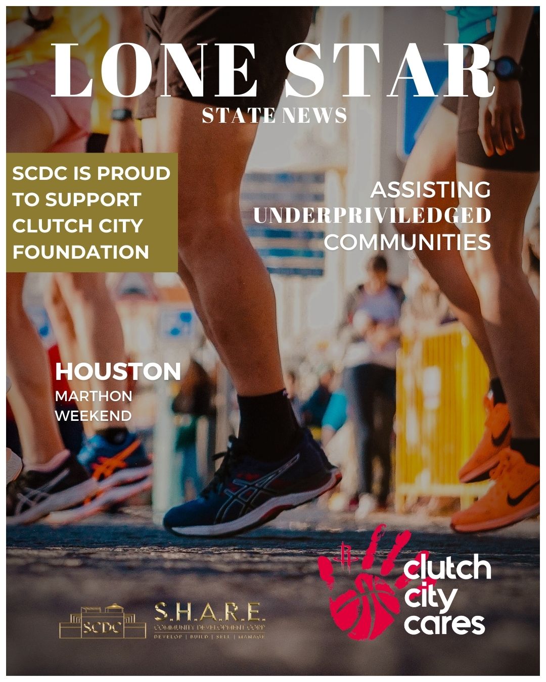 SCDC Is Proud To Support The Clutch City Foundation By Donating Funds To Assist Underprivileged Communities
