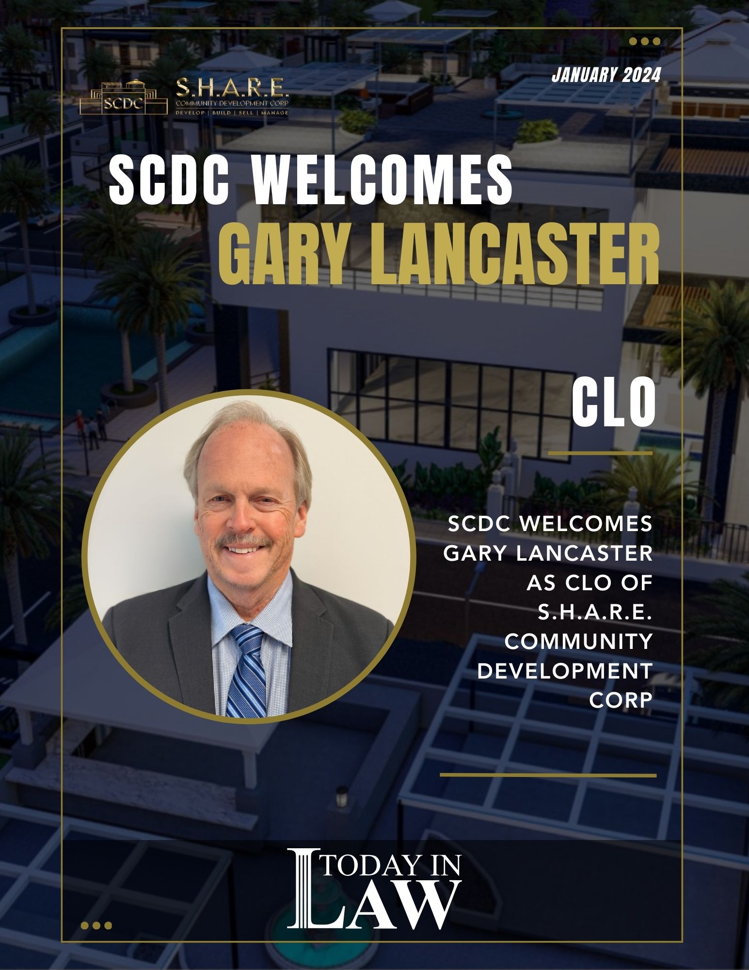 S.H.A.R.E. Community Development Corp Welcomes Gary Lancaster as Chief Legal Officer