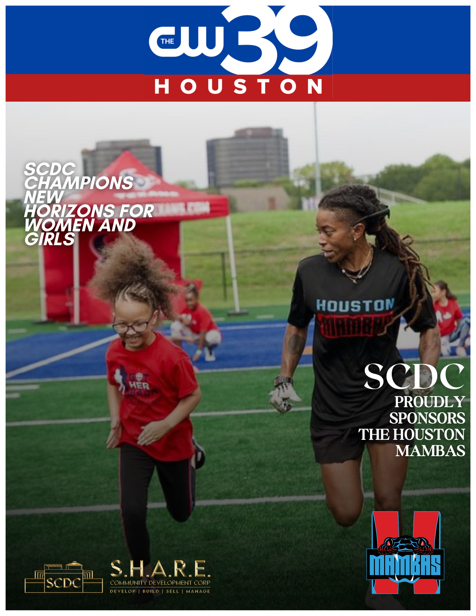 SCDC Champions New Horizons for Women and Girls by Sponsoring the Houston Mambas