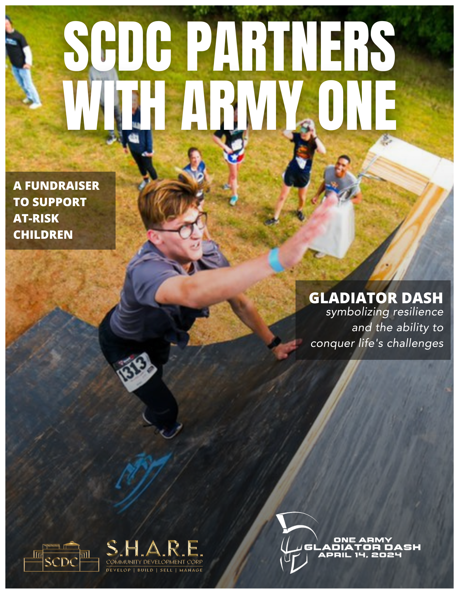 SCDC PARTNERS WITH ARMY ONE THROUGH THEIR ANNUAL GLADIATOR DASH TO SUPPORT AT-RISK CHILDREN