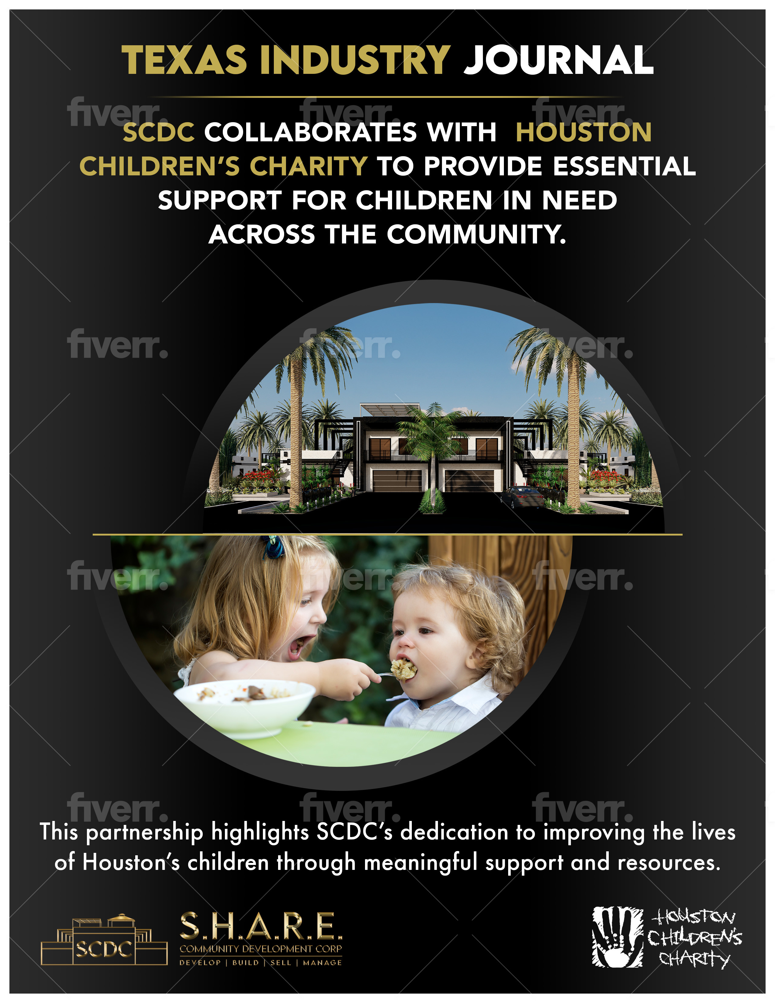 SCDC TEAMS UP WITH HOUSTON CHILDREN’S CHARITY FOR ANNUAL PHILANTHROPIC PARTNERSHIP TO HELP KIDS IN NEED